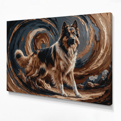 «Dogs Anatolian Shepherd Brown», art mural sur toile