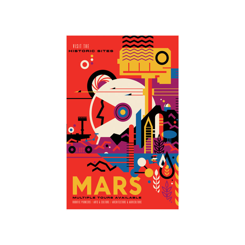 Mars by NASA - Wrapped Canvas Print, 66.04 cm H x 45.72 cm W x 1.91 cm D