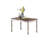 Transitional Style 7pc Dining Set Dining Table w Oak Top 6xSide Chairs Cushion Seat Antique White Kitchen Dining Room