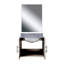 Meuble-lavabo simple 24 po X P 22 po P, comptoir en marbre de Carrare et Miroir-2099715206-2099715224