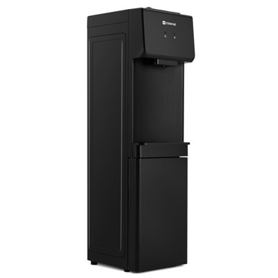 Refroidisseur d'eau électrique autoportant à chargement par le haut avec options de température chaude et froide en noir