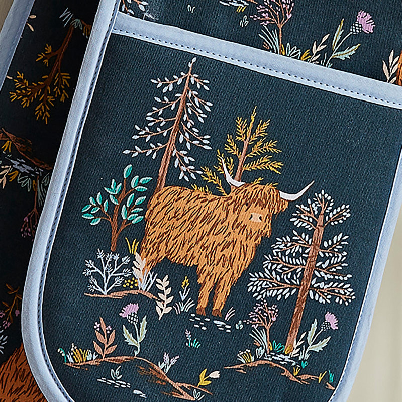 Ulster Weavers Connie The Cow Floral 100% Cotton Oven Glove