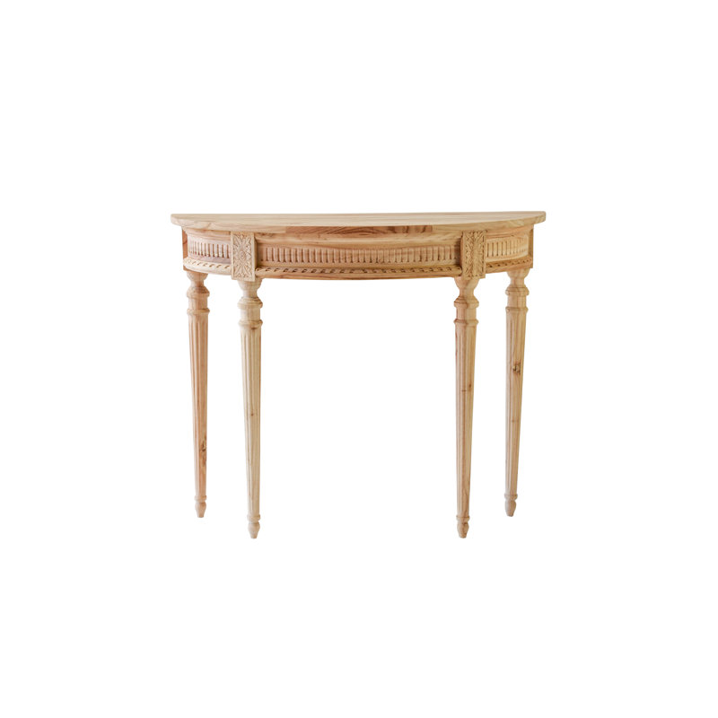 Raw 40.5'' Solid Wood Console Table