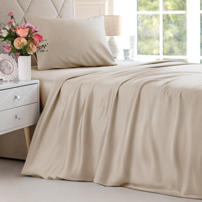 Bamboo Sheet Set, Cooling & Breathable Bed Sheets, Soft Hotel Luxury Bedding, Deep Pocket Fit