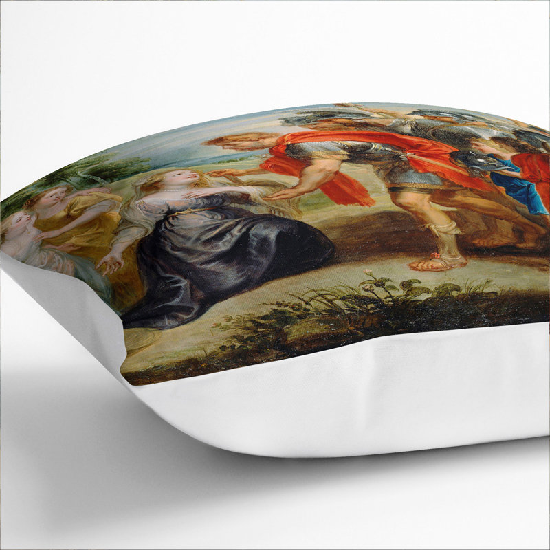 Abigail And David Square Throw Cushion, 55cm H x 55cm W x 20cm D, White
