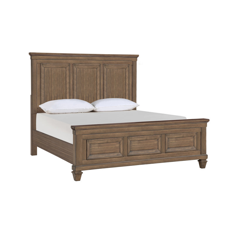 Gurkamal Wood King Size Bed, Mocha Brown, King, Brown