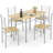 Casiano 4 - Person Four Leg Dining Set-32483245-32483244