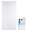Tableau blanc magnétique en verre, tableau effaçable à sec 72 po x 36 po, grand tableau blanc mural sans cadre, avec plateau à marqueur, gomme à effacer et 2 marqueurs, blanc-125826595