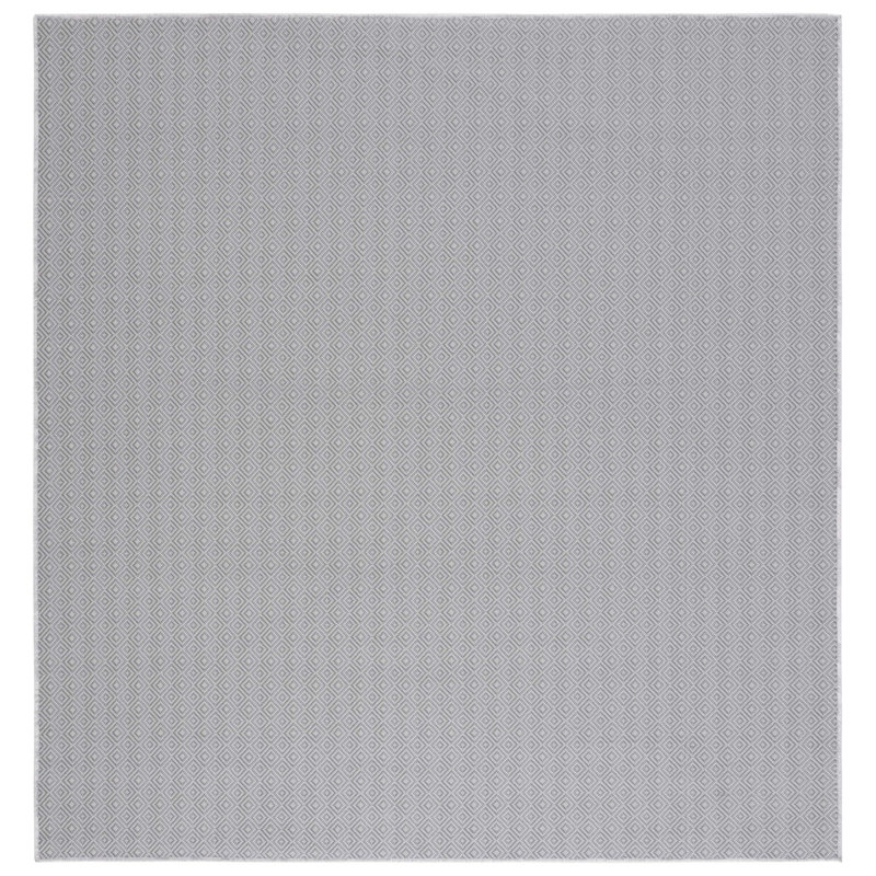 Tapis intérieur / extérieur Akeley, Carré 6 pi 5 po