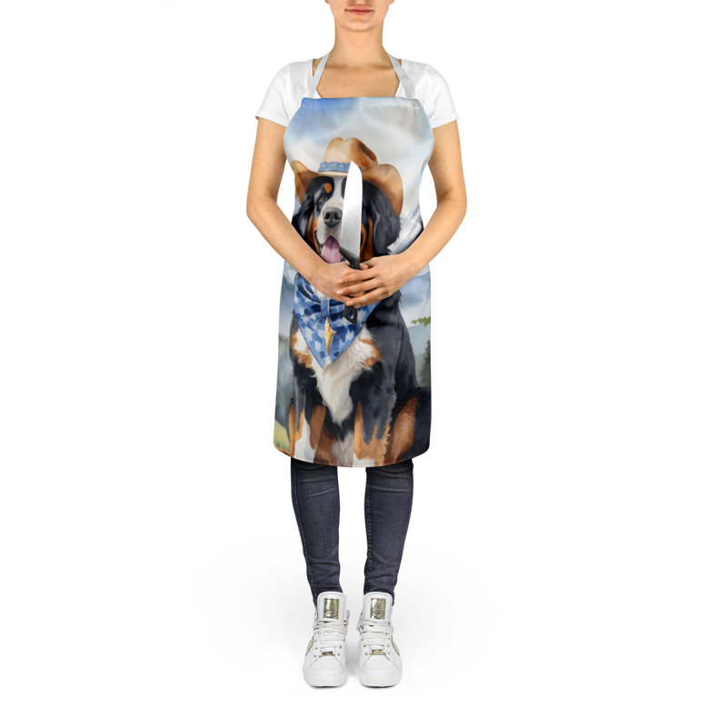 No Pattern Bib Apron