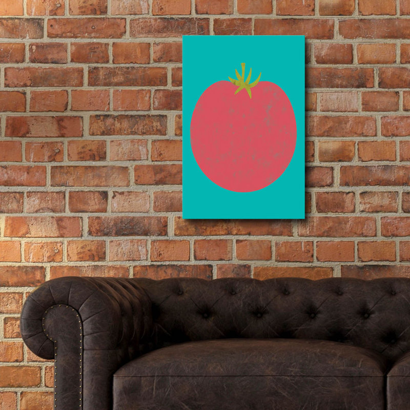 «Veggie Party 7» par Chariklia Zarris, art mural en verre acrylique épique, 16 po x 24 po, H 24 po x l 16 po