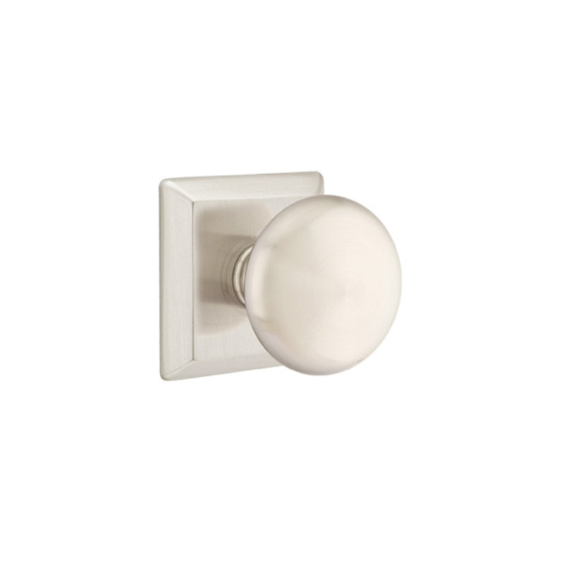 Double Dummy Providence Knob with Quincy Rose, Antique Nickel