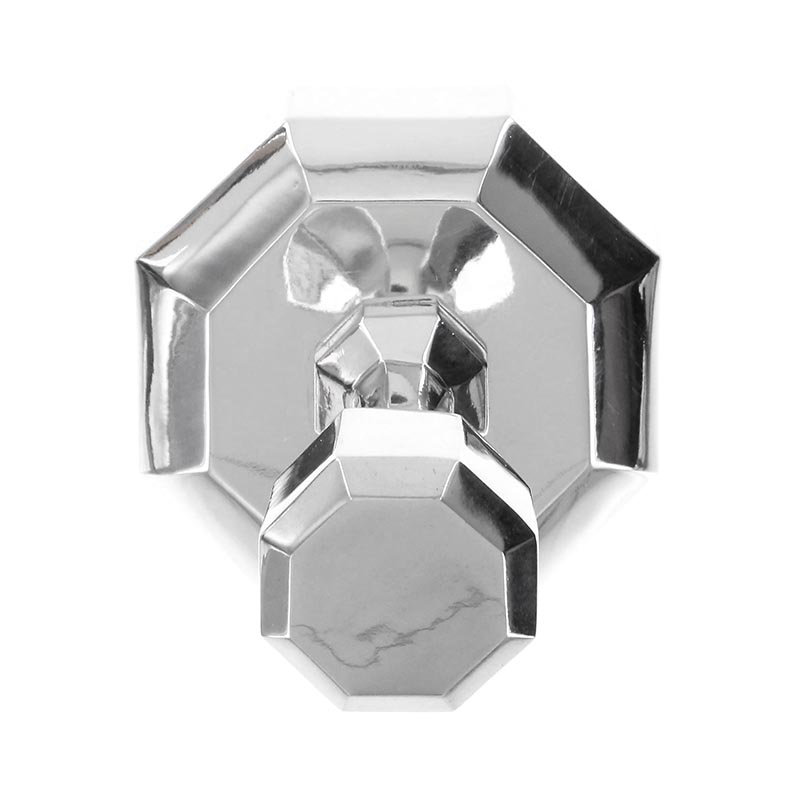 Archimedes Robe Hook, Polished Silver
