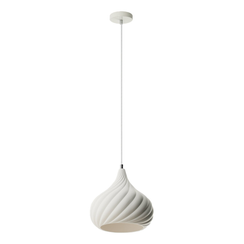 Sophie 1 - Light Gypsum Teardrop Pendant