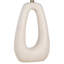 Lampe de table en céramique Serenity Loop - blanc texturé - ensemble de 2