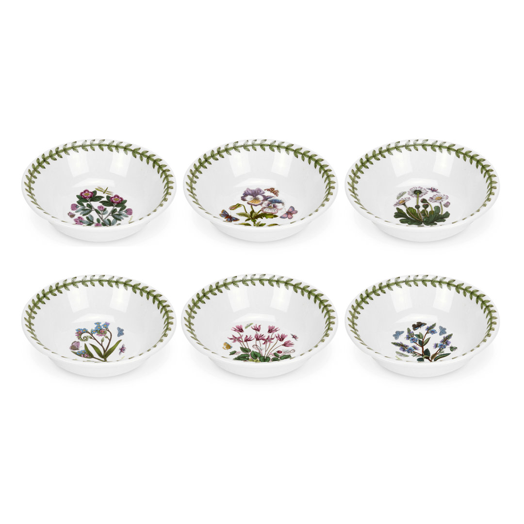 Portmeirion Botanic Garden Mini Dish/Bowl 5" 6 Oz (Set of 6) Portmeirion