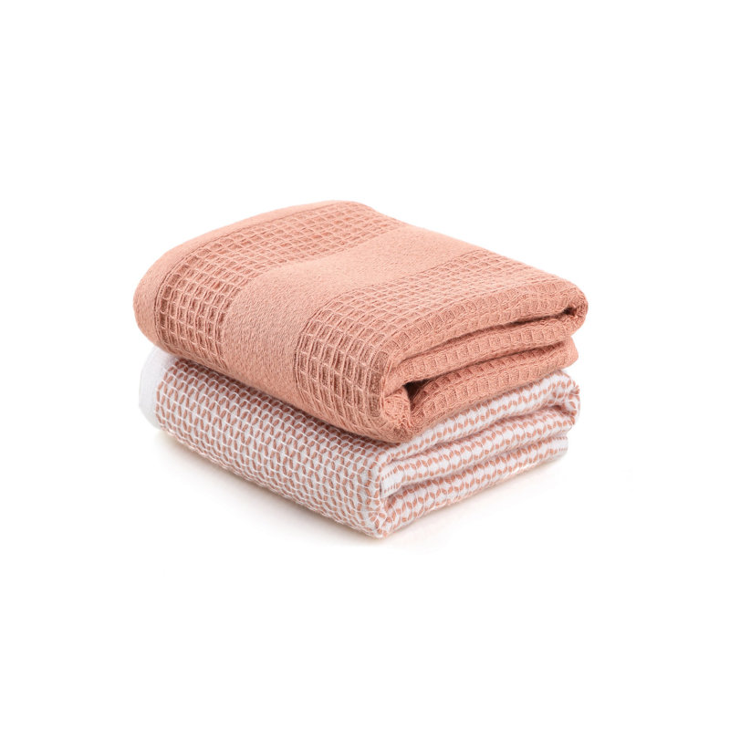 Luxury Microcotton Wash Towel Set (2 Pieces) - Soft and Absorbent, 15.7 x 23.6 Inches | 100% Microcotton, 11.2 oz/sq ft | Machine Washable at 104°F | Perfect for Spa, Gym, and Home Use, Quick-Drying Design