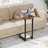 Jadyel 25.6'' tall Tray Top C Table End Table, Oval Table Top Design-90745211