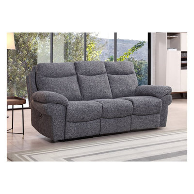 Casolo Fabric Electric Recliner 3 Seater Sofa