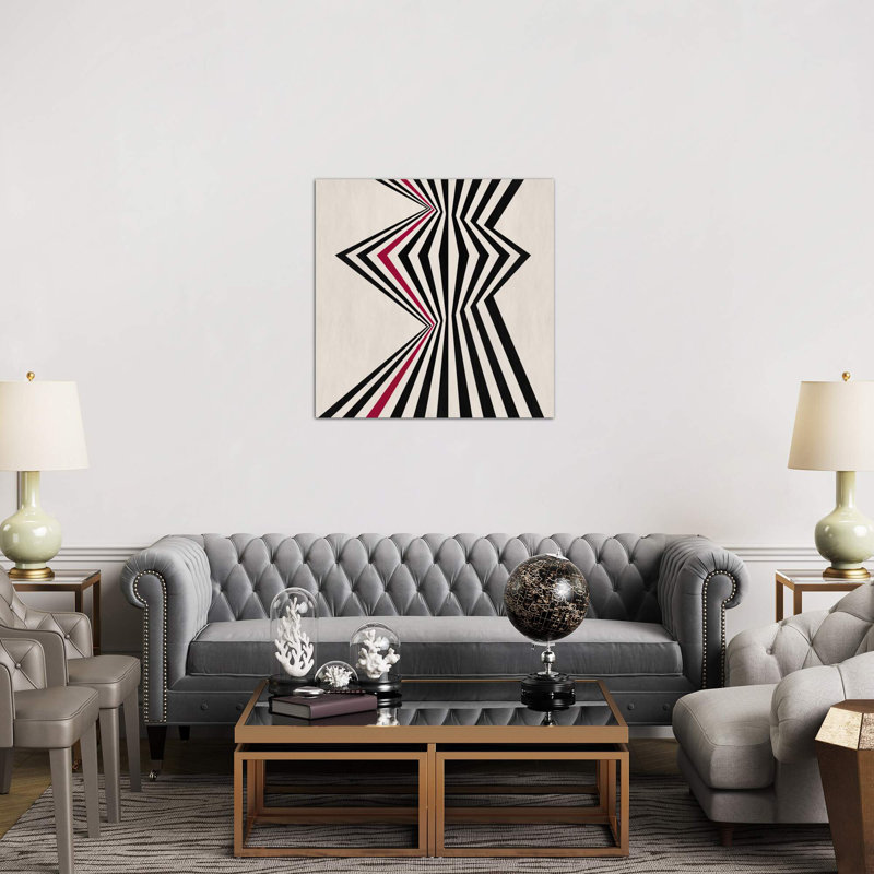 Modern Art- Fragment - Wrapped Canvas Print, 45.72 cm H x 45.72 cm W x 1.91 cm D