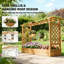 Boîte à fleurs en bois, jardinière en treillis, lit de jardin surélevé