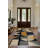 Gustin Collection Digital Print Cotton-Polyester Brown Multicolor Geometric Rug-226395123