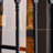 Black Solid Wood+Glass Display Cases