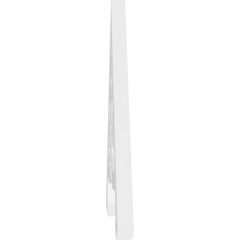 Pignon en PVC de qualité architecturale Finley, H 17,5 po x l 60 po x P 1 po, 7 / 12