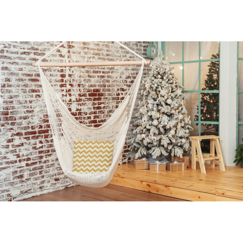 Stripe A Balance, Jaune, 16 po x 16 po