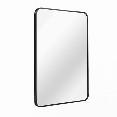 Metal Framed Rectangular Bathrrom Mirror For Wall