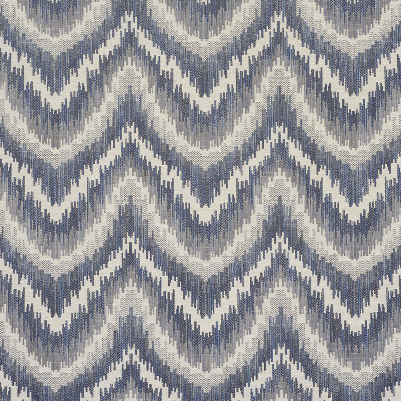 Tissu Von Armin, Bleu