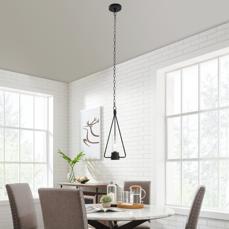 Luminaire suspendu cylindrique 1 lumière
