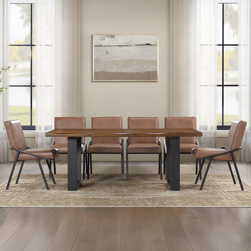Ensemble de salle à manger Tucson, 7 pièces : table, 6 chaises