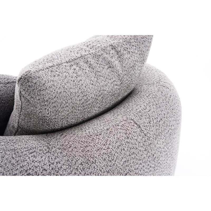 Élégante chaise de télévision pour appartement - Motif exotique et siège confortable revêtu de tissu 39,09 po de profondeur et 28,12 po de largeur