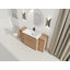 Meuble-lavabo autoportant 60 po avec lavabo en céramique blanche 60 po-825819510