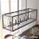 Chevron 6 Light Linear Rectangle Chandelier