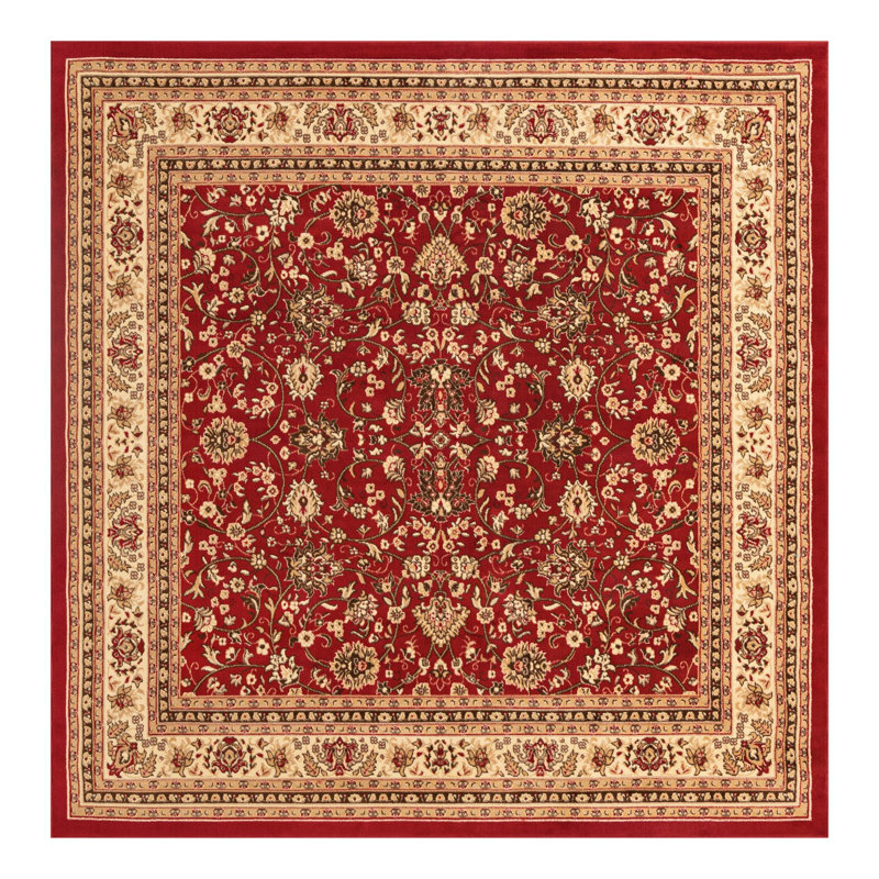 Bhatari Indoor Rug, Square 10', Burgundy