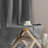 Grommet Room Darkening Linen Textured Curtain-607110998-607110984