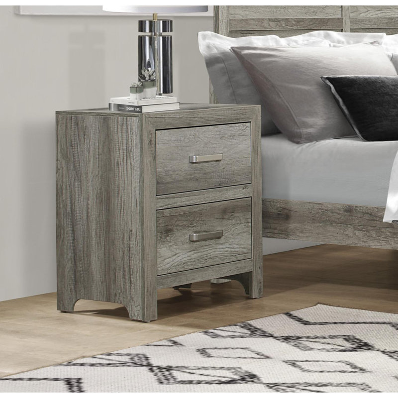 Table de chevet de chambre à coucher, Grey
