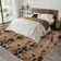 Kalindi Faux Fur Abstract Indoor Rug