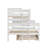 Wood Twin Over Full Bunk Bed With Twin Size Trundle-1831673792