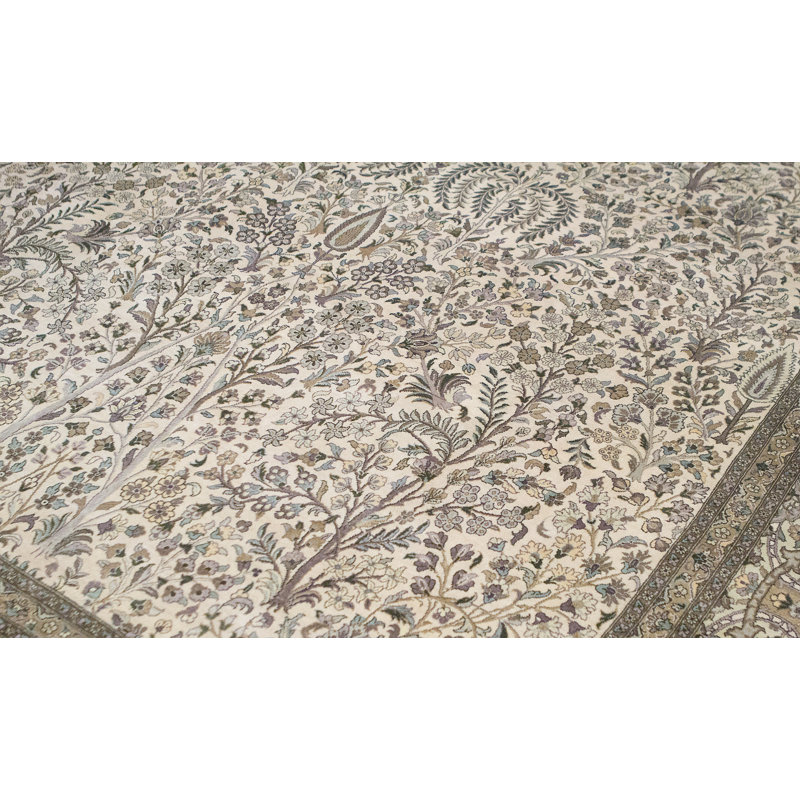 Avalon Wool Oriental Area Rug in Cream