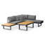 Canapé modulaire modulaire avec table basse