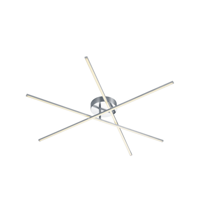 Van Buren LED Semi Flush Mount, White