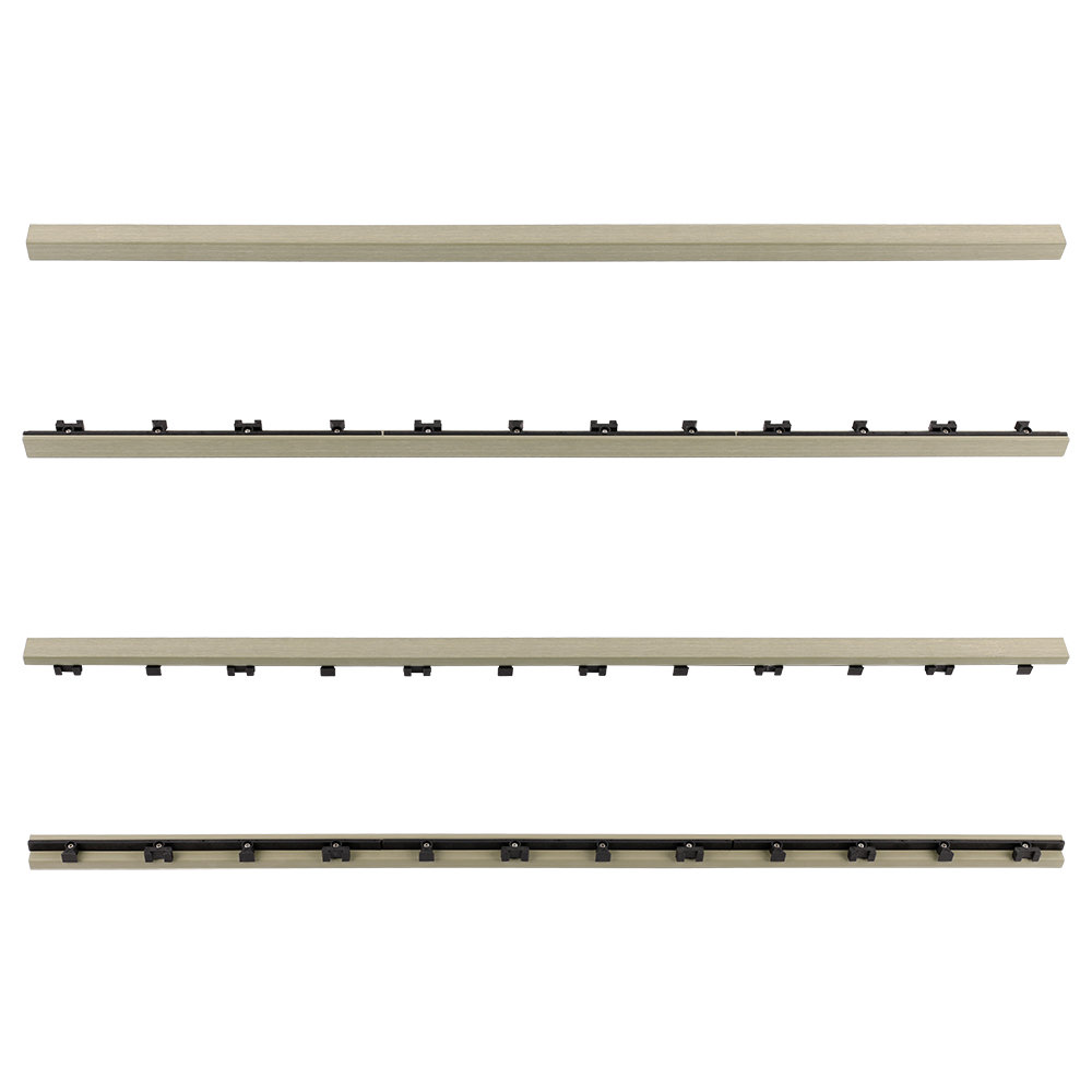 36" x 1" Composite Interlocking Deck Side Trim NewTechWood 