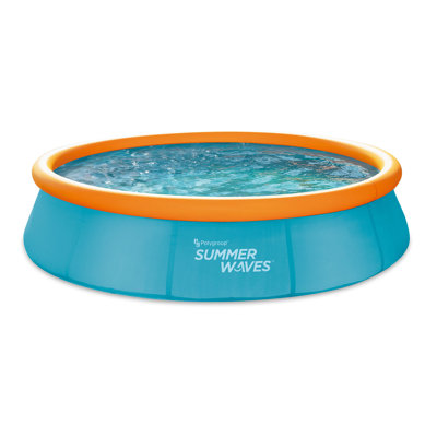 Summer Waves Round Inflatable Pool 14 H x 144 W x 144 L