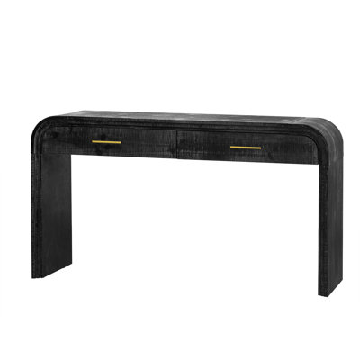 Unique Retro Silhouette Console Table With Open Style