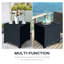 Seeley Square Outdoor Side Table , 64cm cm W 64cm cm D-15407636