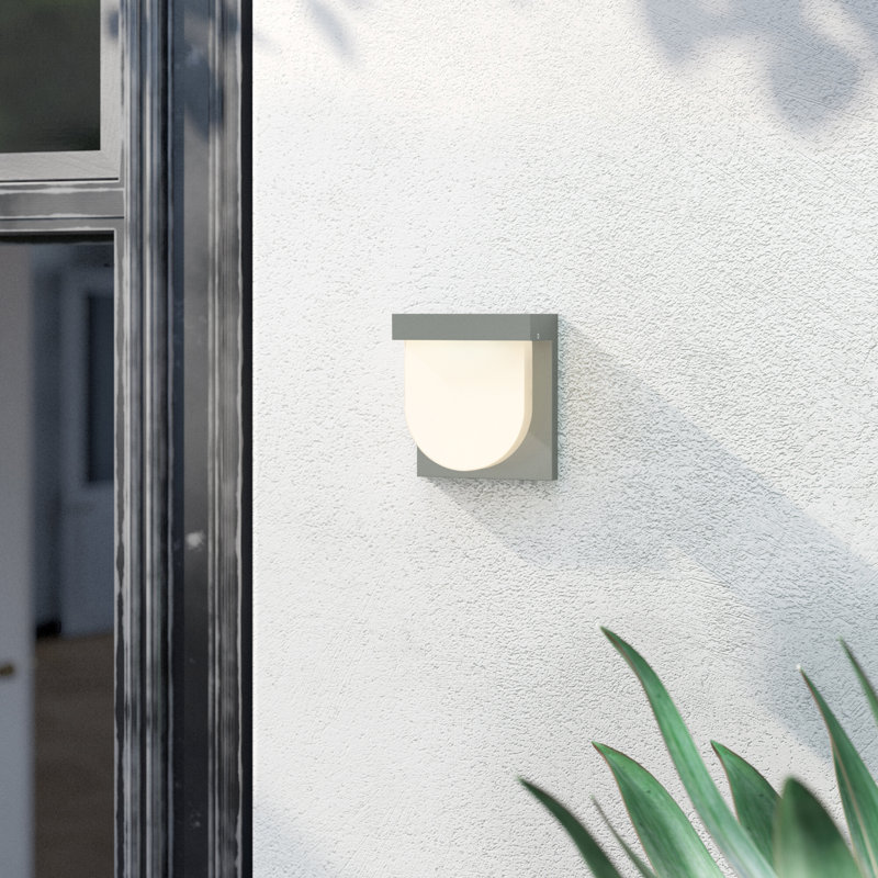 Dale LED Wall Light, Silver