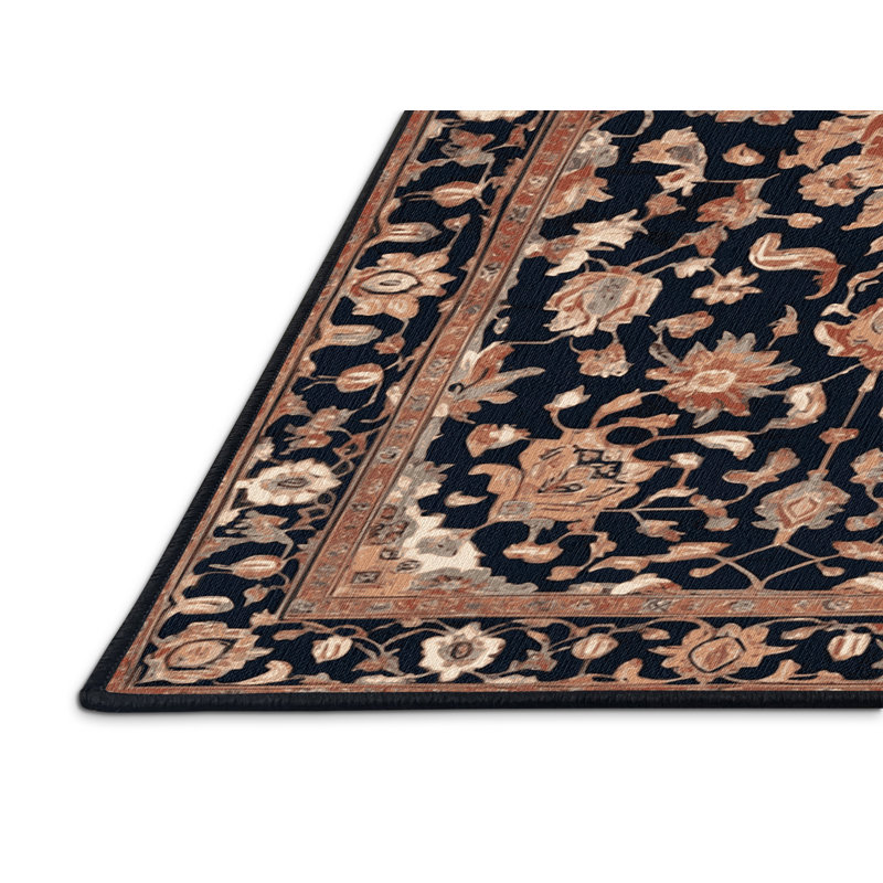 Tapis brun lavable à la machine, Rectangle 2 pi x 3 pi